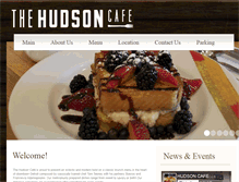 Tablet Screenshot of hudson-cafe.com